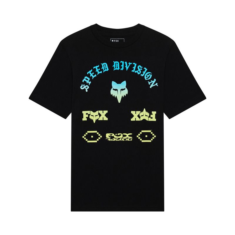 T-SHIRT JUNIOR FOX ICON ULTRA BLACK  ENDURO CROSS