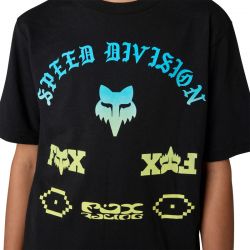 T-SHIRT JUNIOR FOX ICON ULTRA BLACK  ENDURO CROSS