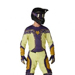 BLUZA MOTOCYKLOWA FOX 180 IMAGE PRINT PURPLE YELLOW S ENDURO CROSS