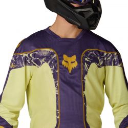 BLUZA MOTOCYKLOWA FOX 180 IMAGE PRINT PURPLE YELLOW S ENDURO CROSS