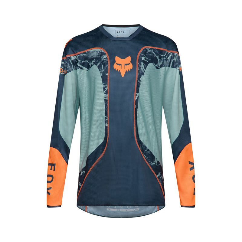 BLUZA MOTOCYKLOWA FOX 180 IMAGE PRINT ARCTIC BLUE  ENDURO CROSS