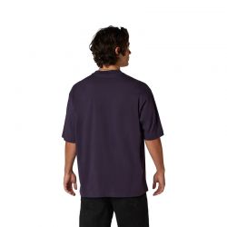 T-SHIRT FOX IMAGE PRINT PLUM OVERSIZED PERFECT  ENDURO CROSS