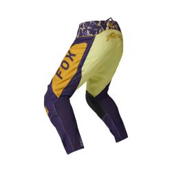 SPODNIE MOTOCYKLOWE FOX 180 IMAGE PRINT PEAR YELLOW  ENDURO CROSS