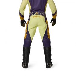 SPODNIE MOTOCYKLOWE FOX 180 IMAGE PRINT PEAR YELLOW  ENDURO CROSS