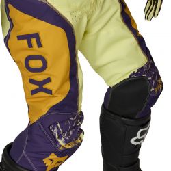 SPODNIE MOTOCYKLOWE FOX 180 IMAGE PRINT PEAR YELLOW  ENDURO CROSS
