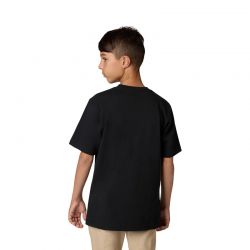 T-SHIRT JUNIOR FOX IMAGE PRINT ULTRA BLACK  ENDURO CROSS