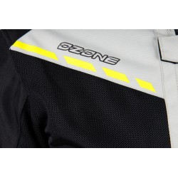 KURTKA TEKSTYLNA OZONE JET II ICE/BLACK/FLUO YELLOW 