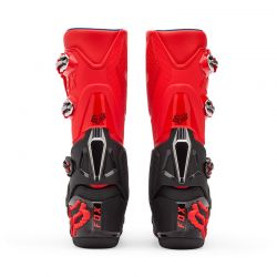 BUTY MOTOCYKLOWE FOX INSTINCT FLUO RED 10.5 (WKŁADKA 273MM) ENDURO CROSS