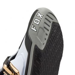BUTY MOTOCYKLOWE FOX INSTINCT WHITE BLACK GREY 9 (WKŁADKA 265MM) ENDURO CROSS