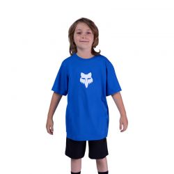 T-SHIRT JUNIOR FOX LEGACY BLUE  ENDURO CROSS