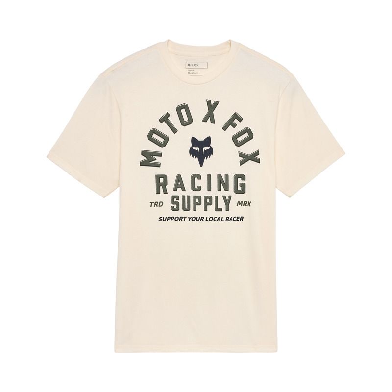 T-SHIRT FOX LOCAL RACER PREM OFF WHITE  ENDURO CROSS
