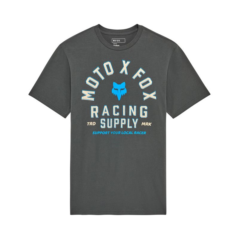 T-SHIRT FOX LOCAL RACER PREM DARK SHADOW  ENDURO CROSS