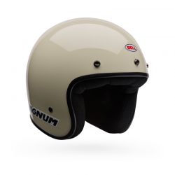KASK MOTOCYKLOWY BELL MAGNUM SOLID VINTAGE WHITE 