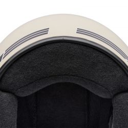 KASK MOTOCYKLOWY BELL MAGNUM SOLID VINTAGE WHITE 