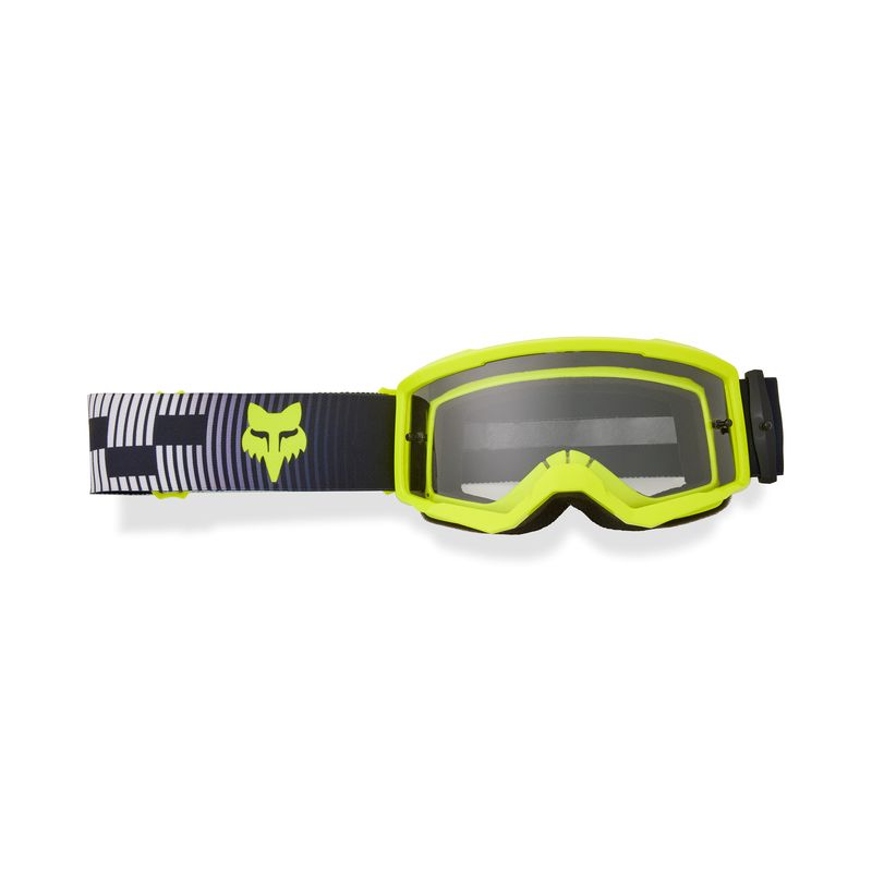 GOGLE MOTOCYKLOWE JUNIOR FOX MAIN COLLECT GREY YELLOW  ENDURO CROSS