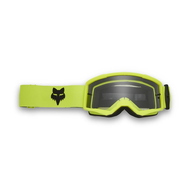 GOGLE MOTOCYKLOWE JUNIOR FOX MAIN CORE FLUO YELLOW  ENDURO CROSS