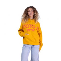 BLUZA Z KAPTUREM DAMSKA FOX MOTO-X OVERSIZED MUSTARD  ENDURO CROSS