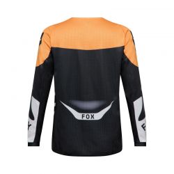 BLUZA MOTOCYKLOWA JUNIOR FOX 180 NOBLE BLACK WHITE  ENDURO CROSS