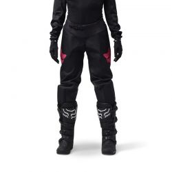 SPODNIE MOTOCYKLOWE DAMSKIE FOX BLACKOUT BLACK  ENDURO CROSS