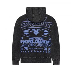 BLUZA Z KAPTUREM FOX PRO CIRCUIT FLEECE PO BLACK  ENDURO CROSS