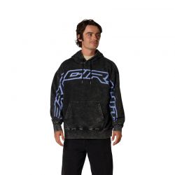 BLUZA Z KAPTUREM FOX PRO CIRCUIT FLEECE PO BLACK  ENDURO CROSS