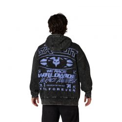 BLUZA Z KAPTUREM FOX PRO CIRCUIT FLEECE PO BLACK  ENDURO CROSS