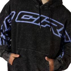 BLUZA Z KAPTUREM FOX PRO CIRCUIT FLEECE PO BLACK  ENDURO CROSS