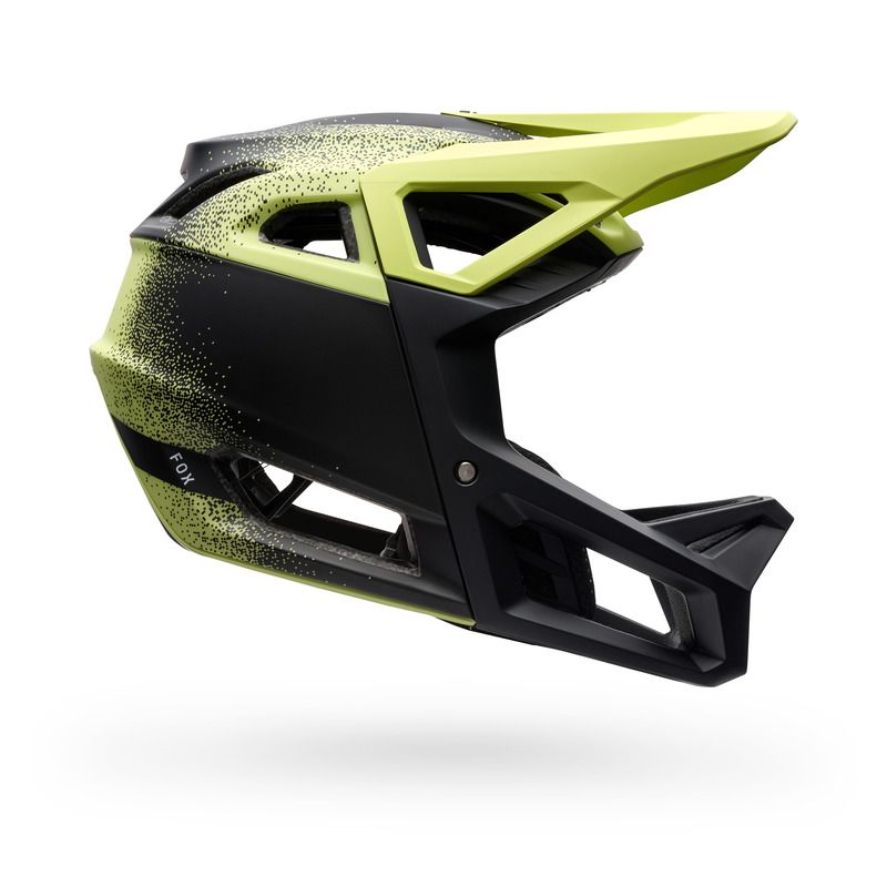 KASK ROWEROWY FOX PROFRAME RS AURA LIME  ENDURO CROSS