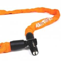 ZAPIĘCIE ŁAŃCUCHOWE KRYPTONITE KEEPER 411 NA KLUCZ ORANGE 0,04CM X 110CM