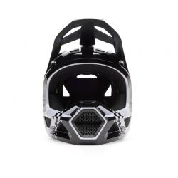 KASK ROWEROWY JUNIOR FOX RAMPAGE DIGI IMG BLACK WHITE  ENDURO CROSS
