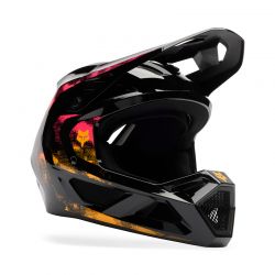 KASK ROWEROWY JUNIOR FOX RAMPAGE KAIROS TANGERINE  ENDURO CROSS