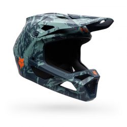 KASK ROWEROWY FOX RAMPAGE IMG PRINT ARCTIC BLUE  ENDURO CROSS