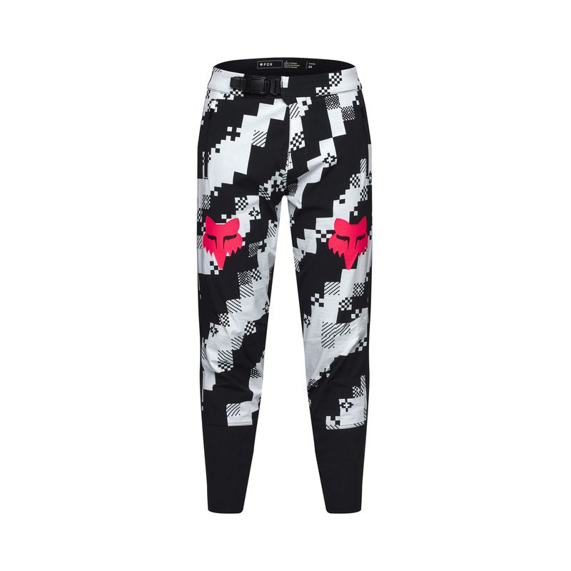 SPODNIE ROWEROWE JUNIOR FOX RANGER DIGI IMAGE BLACK  ENDURO CROSS