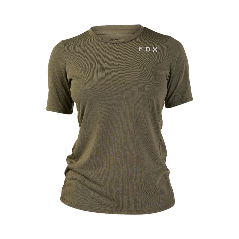 KOSZULKA ROWEROWA DAMSKA FOX RANGER DRIRELEASE ALYN OLIVE GREEN  ENDURO CROSS