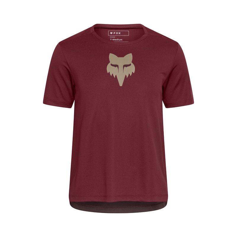 KOSZULKA ROWEROWA JUNIOR FOX RANGER HEAD RUST  ENDURO CROSS