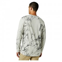 KOSZULKA Z DŁUGIM RĘKAWEM FOX KARRERA PREMIUM LIGHT GREY  ENDURO CROSS