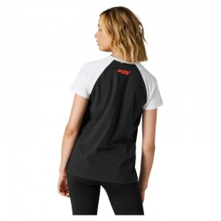 T-SHIRT FOX LADY KARRERA RAGLAN BLACK  ENDURO CROSS