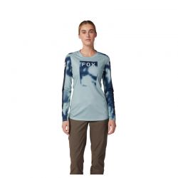KOSZULKA ROWEROWA Z DŁUGIM RĘKAWEM DAMSKA FOX RANGER TAUNT GUNMETAL  ENDURO CROSS