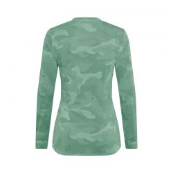 KOSZULKA ROWEROWA Z DŁUGIM RĘKAWEM DAMSKA FOX RANGER TRU DRI PINE  ENDURO CROSS