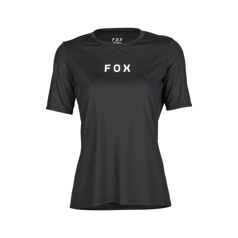 KOSZULKA ROWEROWA DAMSKA FOX RANGER WORDMARK BLACK  ENDURO CROSS