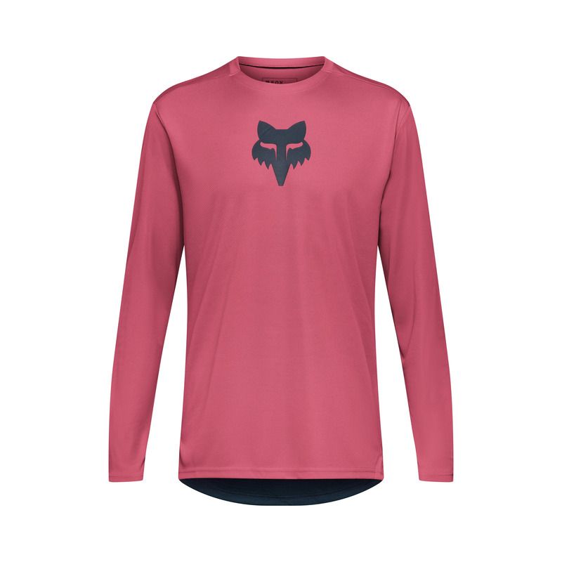 KOSZULKA ROWEROWA Z DŁUGIM RĘKAWEM FOX RANGER HEAD BERRY  ENDURO CROSS