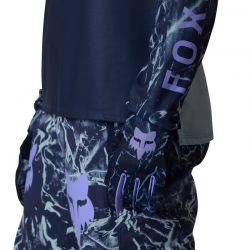 KOSZULKA ROWEROWA Z DŁUGIM RĘKAWEM DAMSKA FOX RANGER IMG PRINT ARCTIC BLUE  ENDURO CROSS