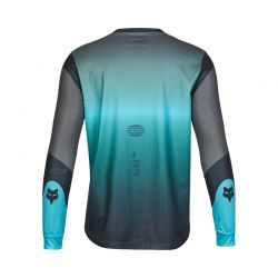 KOSZULKA ROWEROWA Z DŁUGIM RĘKAWEM JUNIOR FOX RANGER REVISE TEAL  ENDURO CROSS