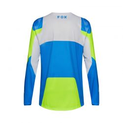 KOSZULKA ROWEROWA Z DŁUGIM RĘKAWEM FOX RANGER TACTILE BLUE JEWEL  ENDURO CROSS