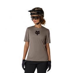 KOSZULKA ROWEROWA DAMSKA FOX RANGER WORDMARK HEAD NUTMEG  ENDURO CROSS