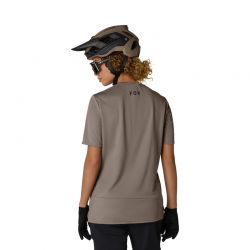 KOSZULKA ROWEROWA DAMSKA FOX RANGER WORDMARK HEAD NUTMEG  ENDURO CROSS