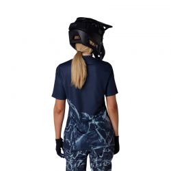 KOSZULKA ROWEROWA DAMSKA FOX RANGER IMG PRINT ARCTIC BLUE  ENDURO CROSS