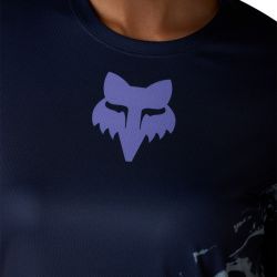 KOSZULKA ROWEROWA DAMSKA FOX RANGER IMG PRINT ARCTIC BLUE  ENDURO CROSS