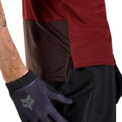 KOSZULKA ROWEROWA FOX RANGER WORDMARK RUST  ENDURO CROSS