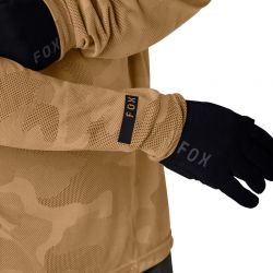 KOSZULKA ROWEROWA Z DŁUGIM RĘKAWEM FOX RANGER TRU DRI NUTMEG  ENDURO CROSS